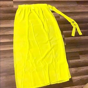 Swimsuit sheer skirt coverup